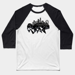 The Singapore Skyline Baseball T-Shirt